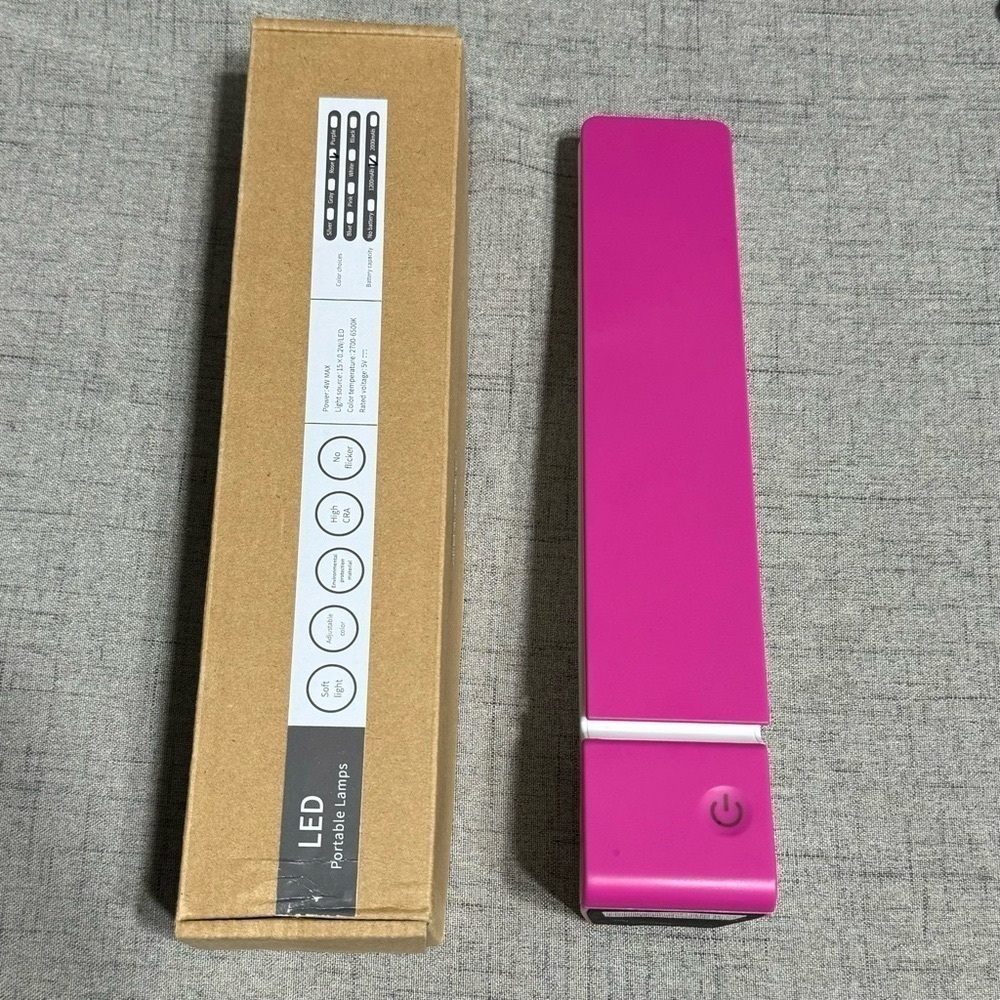 Sparkle & Co. LED Portable Desk Lamp Rechargeable Desk Light Nwt - Picture 8 of 10